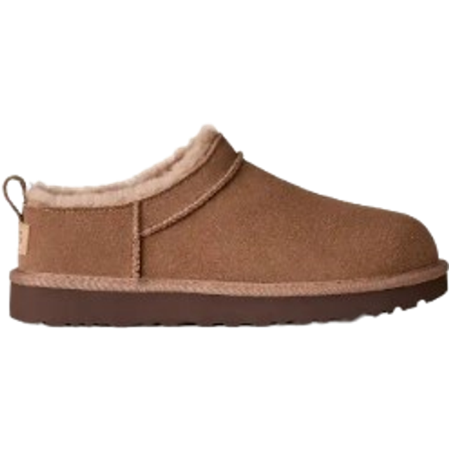 UGG Classic Women Flip-Flops and Sandals - Beige - Size 6 - Leather