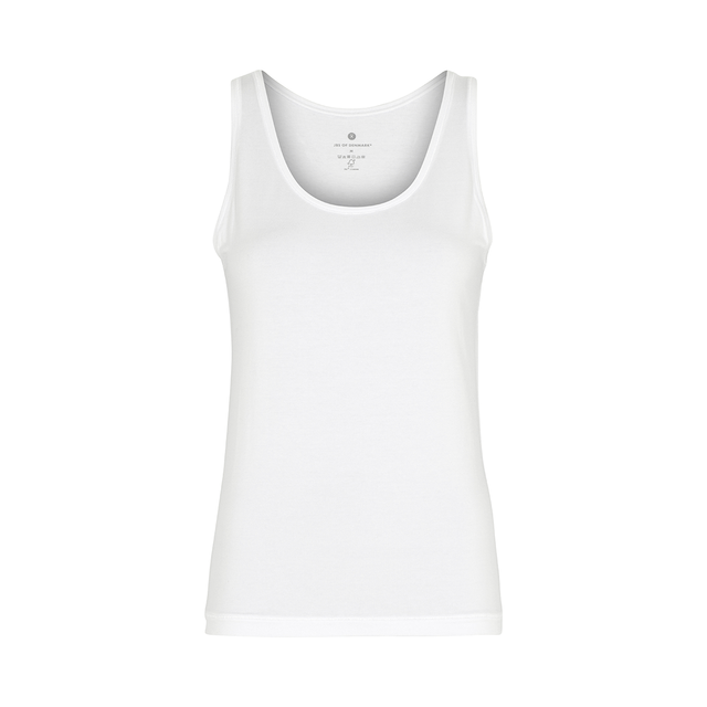 JBS Bamboo Wide Straps Top - White