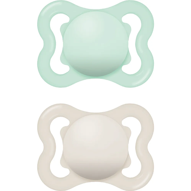 MAM Air Silicone Blue 0-6 mån 2 st - Multi