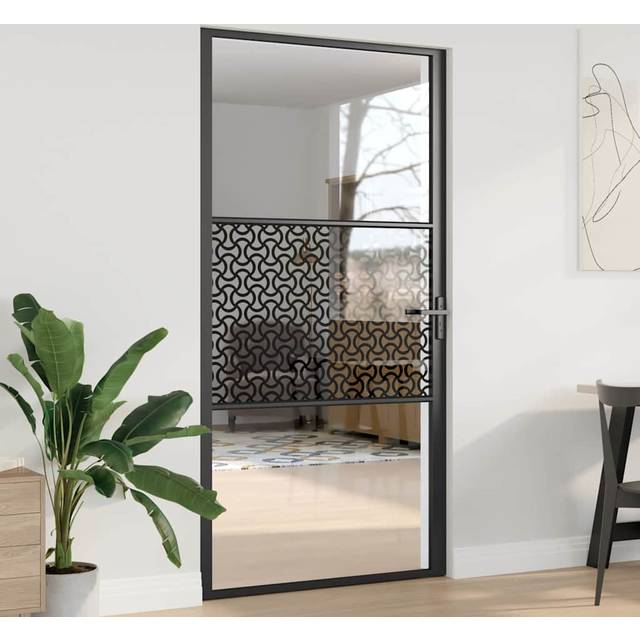 vidaXL Interior Door Black 102.5 x 201.5 cm