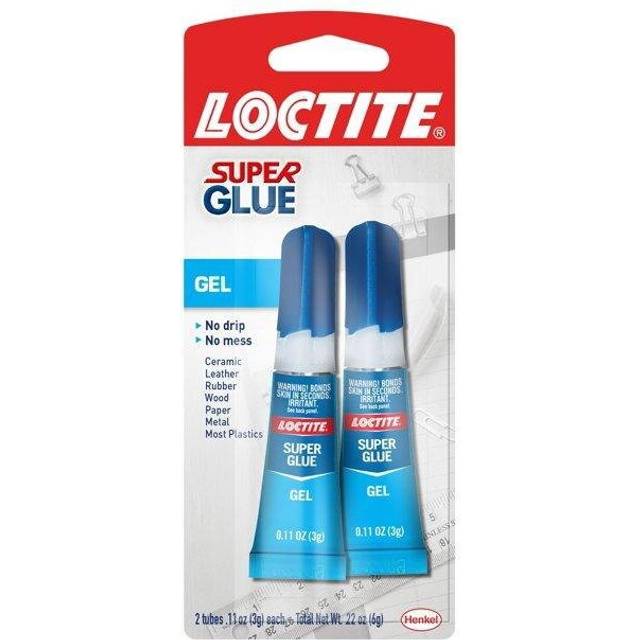 Loctite Super Glue Gel Tube, 2 pack, 0.11 oz