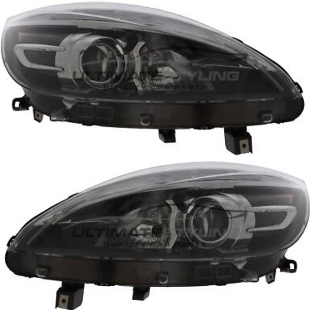 Headlights Renault Scenic Mk3 2012-2017 Headlamps Pair Drivers & Passenger Side