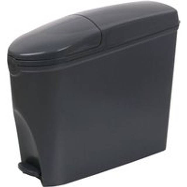 Grey Pedal Operated Toilet Sanitary Bin 20 Litre Capacity - One Size