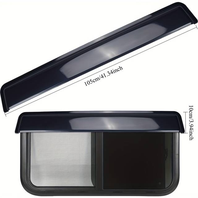 TEMU Rv Window Rain Cover, Sizes, Abs Material, , Suitable For Rvs, Cars, Trailers