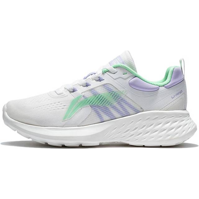 (WMNS) Li-Ning Eazgo 'Grey Purple Green' ARES008-3 - Grey/Purple/Green - 5
