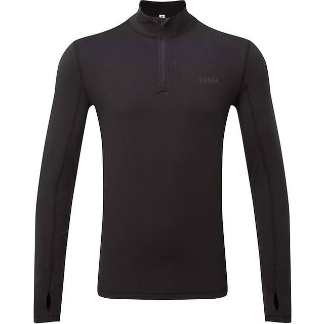 TOG24 Snowdon Mens Thermal Zipneck Black - Size Medium