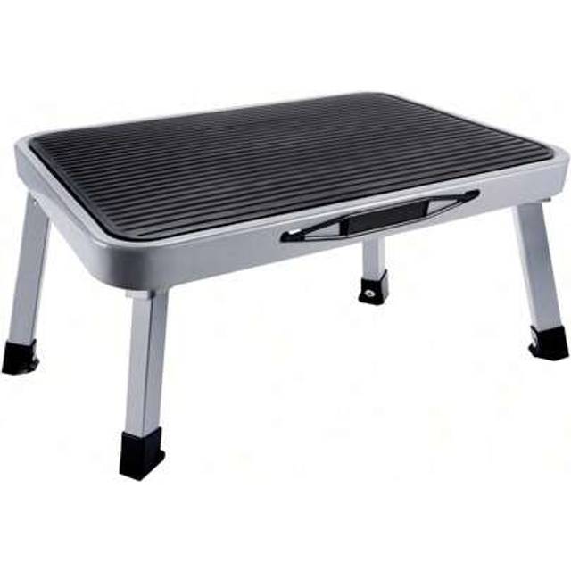 SHEIN Folding Step, Folding Step Stool, Anti Slip Fold Up Stool Caravan Steps Can Support Up To 150 Kg, Portable Foldable Stool For Kitchen, Bathroom, Rv, C