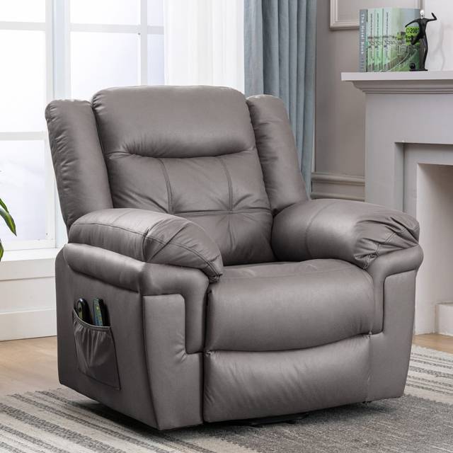 Power Lift Recliners: Ideal for the Elderly - Grey (683.87cm H X 535.48cm W X 638.71cm D)