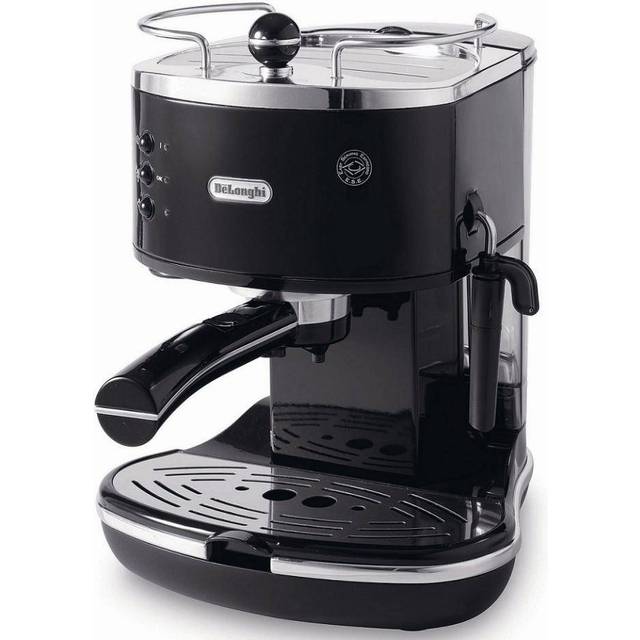 Manuell espressomaskin, 1100 W, "Icona", Svart - DeLonghi