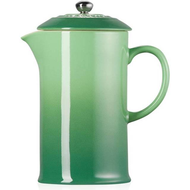 Le Creuset Stoneware Cafetiere with Metal Press - Bamboo (1L)