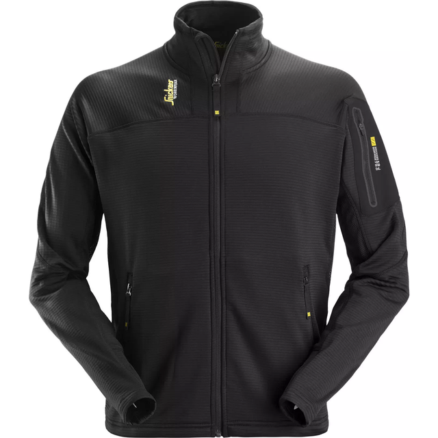 Fleecejacka Snickers Bm Svart Strl Xxxl
