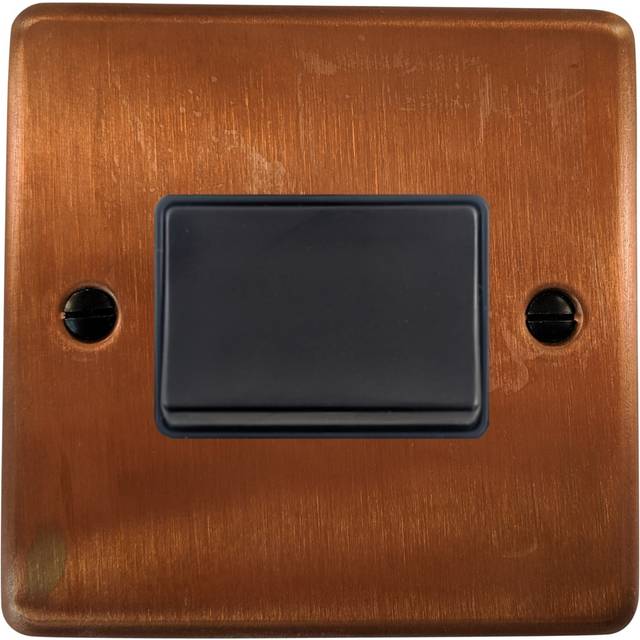 G&h Ctc69b Tarnished Copper 1 Gang Triple Pole 10a Fan Isolator Switch