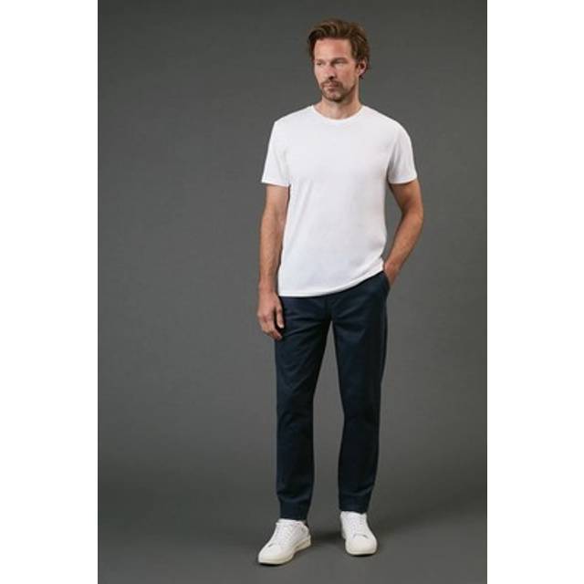 Debenhams Men Mid Blue Premium Slim Fit Chino Trouser | Size: 34S - mid blue