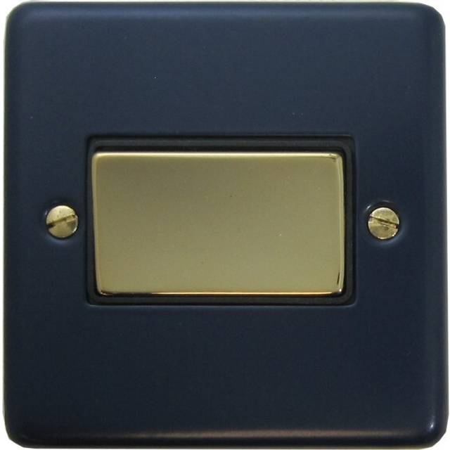 G&h Crb369-pb Standard Plate Blue 1 Gang Triple Pole 10a Fan Isolator Switch