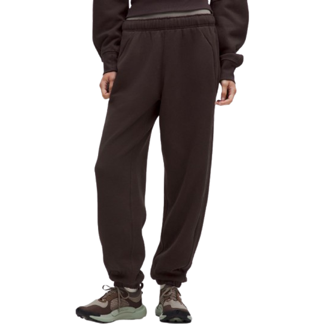 lululemon – Women's Scuba Mid-Rise Oversized Joggers Short – Color Brown – Size Medium - Sequoia