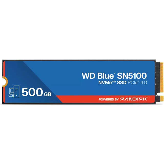 SSD Blue SN5100 500GB PCIe NVMe Gen4