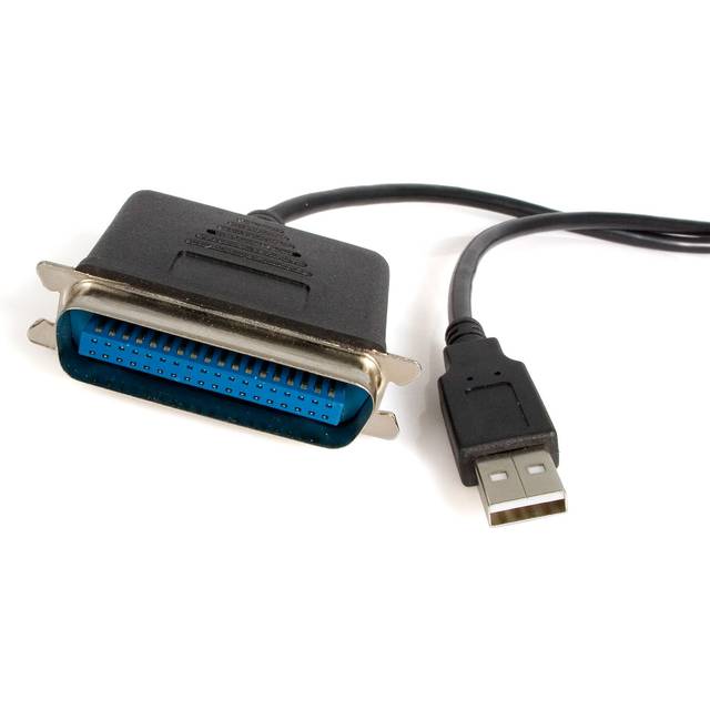 StarTech.com USB till parallell adapterkabel 3 m, Centronics/IEEE1284 skrivarkabel till USB, kontakt/kontakt