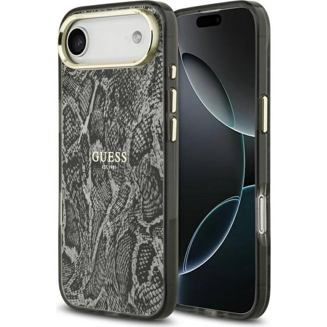 Guess Python Pattern MagSafe Case iPhone Air Black