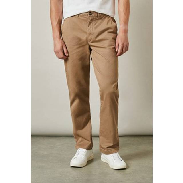 Premium Chino Trousers - Stone - 42R