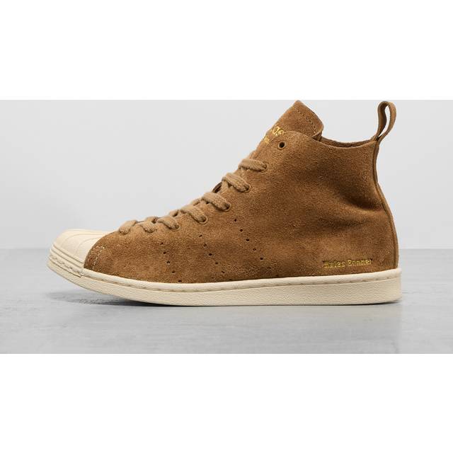 adidas Womens Consortium Wales Bonner Superstar Hi Bronze Brown, 6