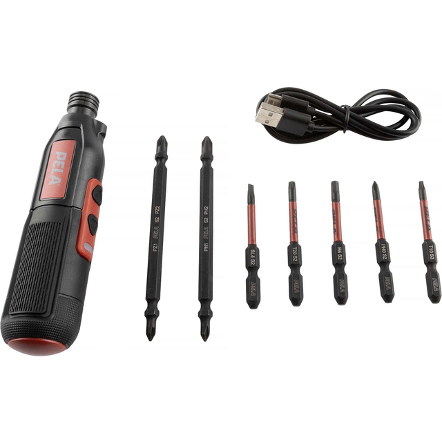 PELA 554150 Miniskruvdragare 3,6 V, med USB-laddare