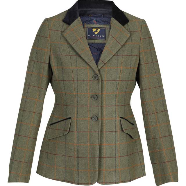 Aubrion Ladies Saratoga Jacket - Red/Yellow/Blue Check