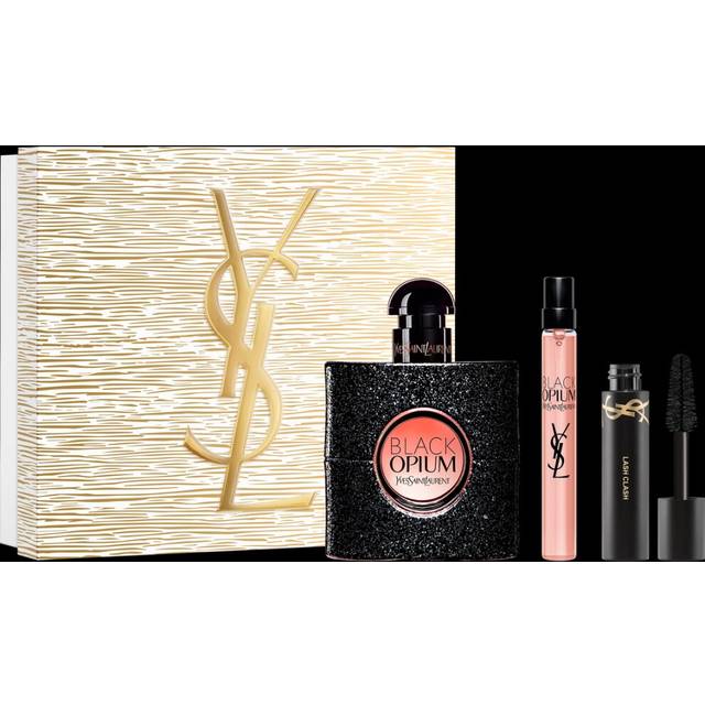 YSL Black Opium 50ml EDP, 10ml Travel Spray & Mini Mascara