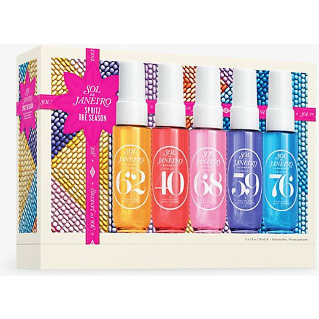Sol de Janeiro Spritz The Season Cheirosa Mini Perfume Mist Fragrance Gift Set, 5 x 30ml