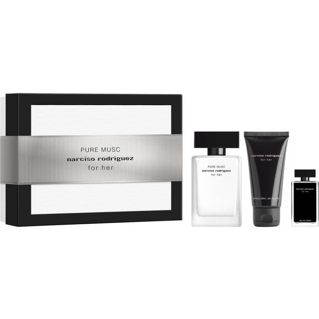 Narciso Rodriguez for her Eau de Parfum + Body Lotion + Eau de Toilette Mini Doftset