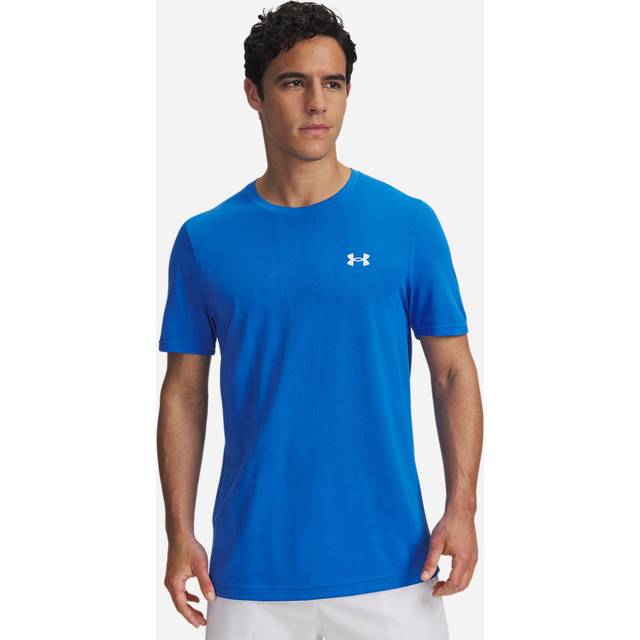 UNDER ARMOUR Mens Training Vanish Seamless T-Shirt - Blue, Blue, Size S, Men