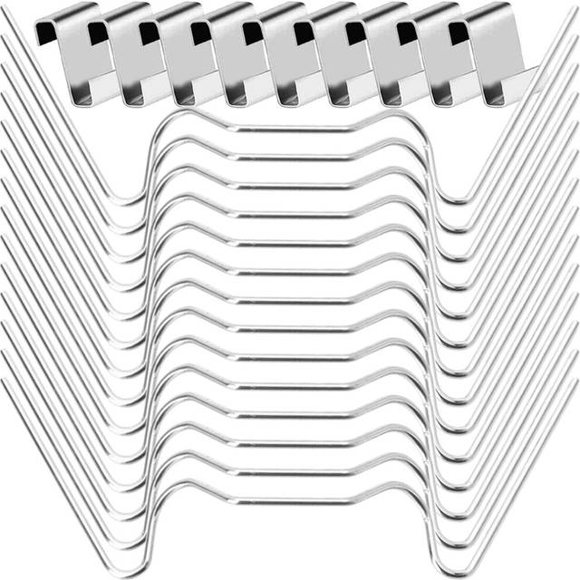 50 Set Glass Plate Fixing Clip Greenhouse Clamp Panel Connectors W