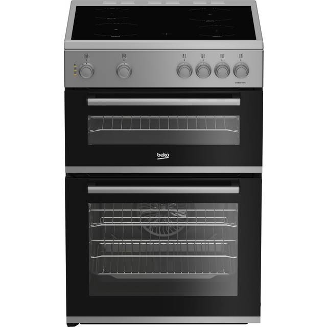 BEKO AeroPerfect FDC6701S 60 cm Electric Ceramic Cooker - Silver, Silver/Grey