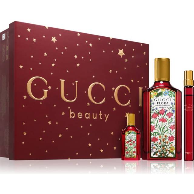Gucci Flora Gorgeous Gardenia Intense  Eau de Parfum for Women Trio Giftset 100ml