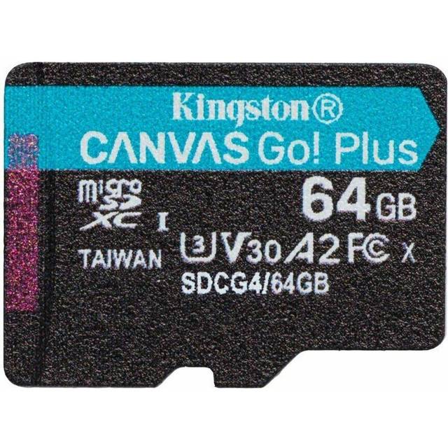 Kingston Technology 64GB microSDXC Canvas Go Plus Gen4 200R A2 U3 Sing