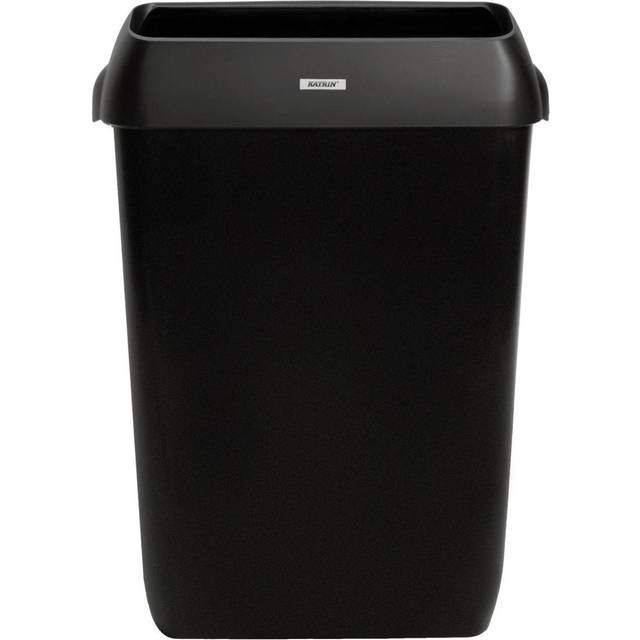 Katrin Affaldsspand 50 Ltr Sort Med Låg 50L