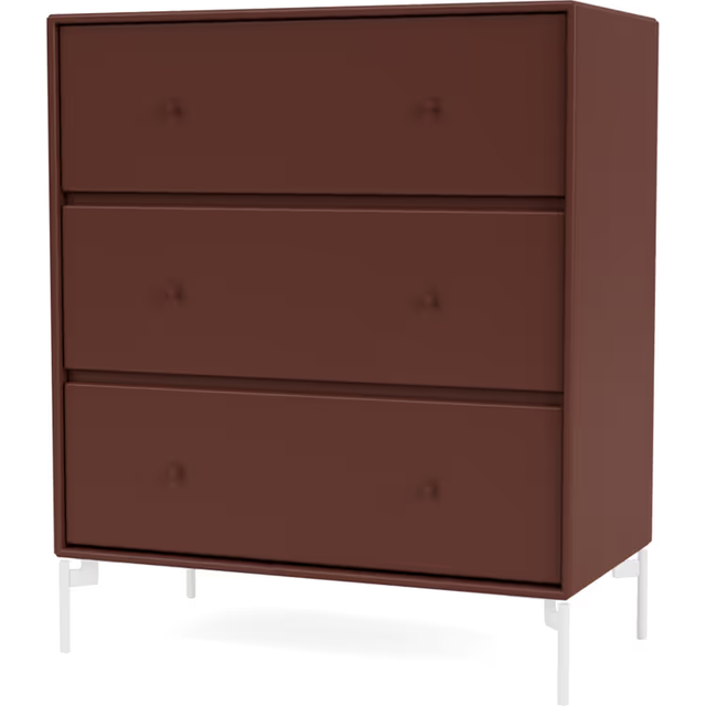 Montana - CARRY - With white legs - Byrå - Masala - H 82.2 CM / W 69.6 CM / D 38 CM