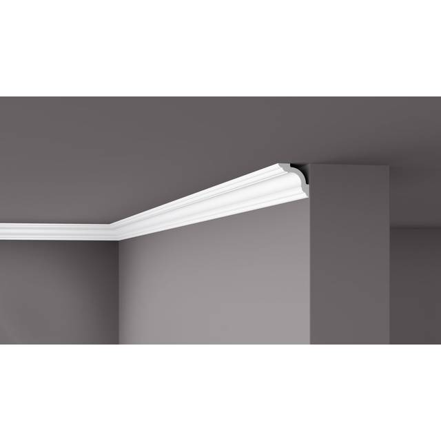 Ibraheem Wallstyl 5.2 cm H x 200 cm W x 5.2 cm D Crown - White (Ceiling)