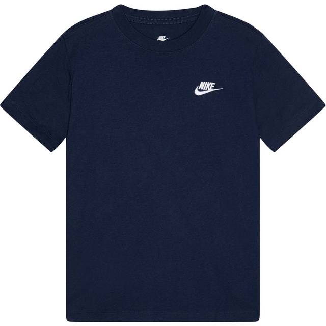 Nike Older Kids' T-Shirt - Blue - Cotton - XS