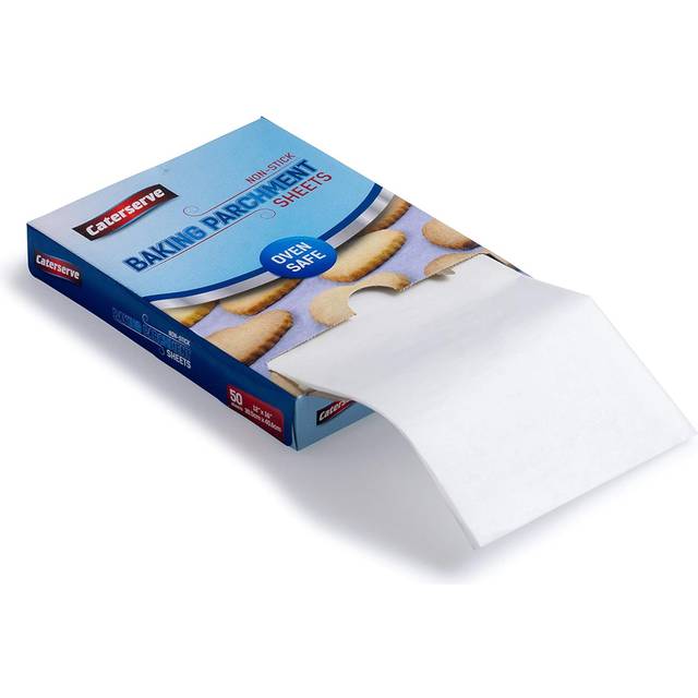 Baking Paper -50 Parchment Paper Sheets  Oven-Safe Non-Stick Baking Parchment for Pastry and Cookies  Pre-Cut Baking Sheets  Separate Sheet Di