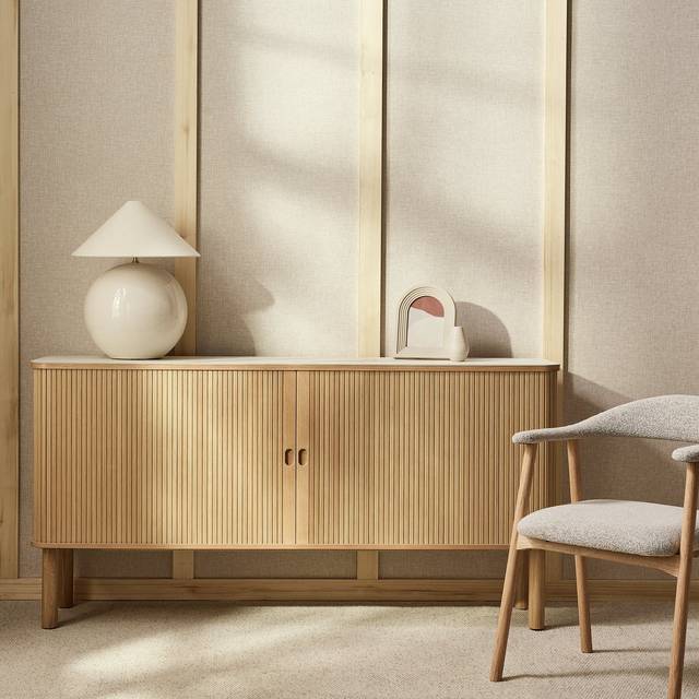 Habitat Lex 2 Door Sideboard - Natural