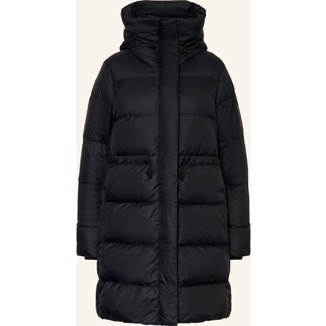 Montgomery Down Hooded Puffer Coat - BLACK - Large