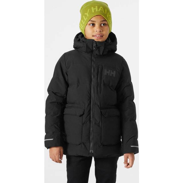 Children's long hooded down jacket Helly Hansen Nord - Noir - 14 years