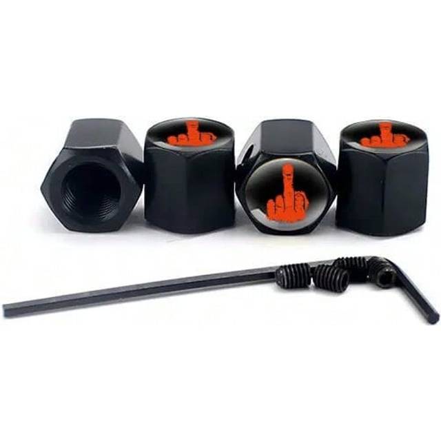 (6) 4PCS/Set Zinc Alloy Anti-theft Tire Valve Dust Caps Dustproof Tire Cap Valve Stem Caps For Cars Trucks Motorcycles Accessories