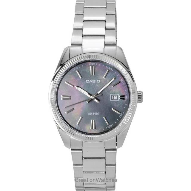 Casio Standard Analog Stainless Steel Mother Of Pearl Quartz MTP-1302DS-1AV Men's Watch