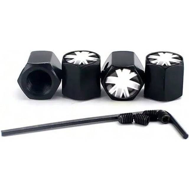(18) 4PCS/Set Zinc Alloy Anti-theft Tire Valve Dust Caps Dustproof Tire Cap Valve Stem Caps For Cars Trucks Motorcycles Accessories