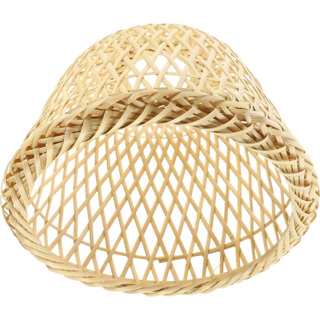 Elegant Hand Woven Bamboo Lampshade Decorative Light Cover