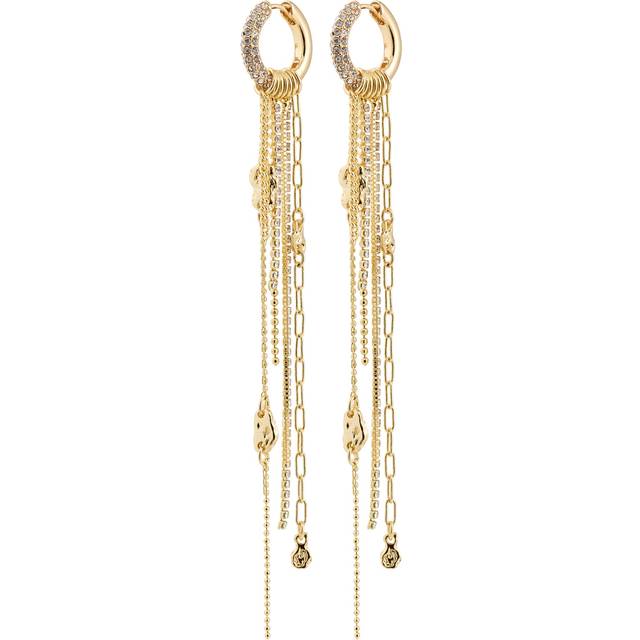 Pilgrim DRUE earrings gold-plated, One Colour, Women
