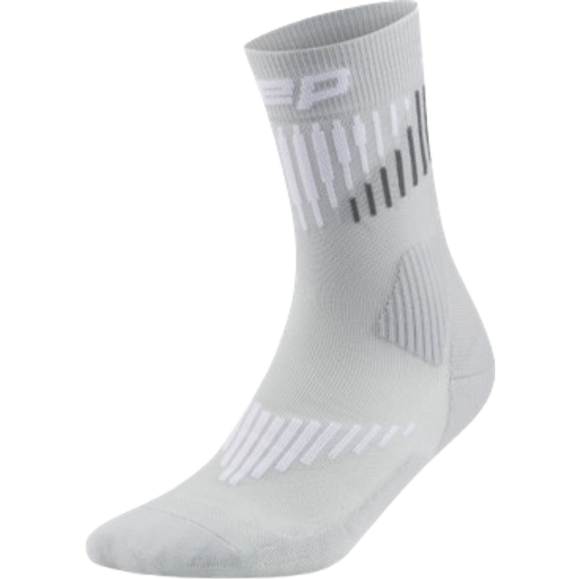 CEP Core Run Merino Mid Cut 3.0 Kompressionsstrumpor Herr Storlek V Färg grå