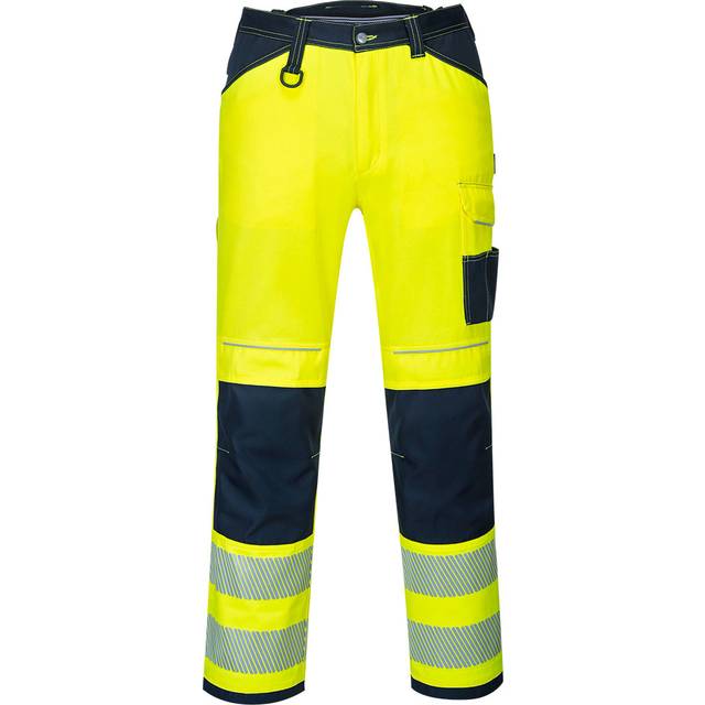 Portwest PW3 Hi-Vis Work Trouser - Yellow/Black - 32