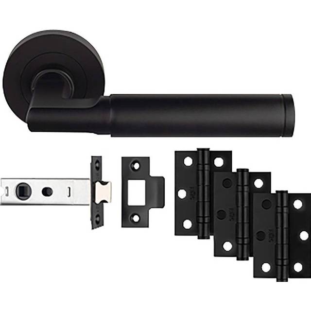 Belas Matt Black Ultimate Door Latch Kit